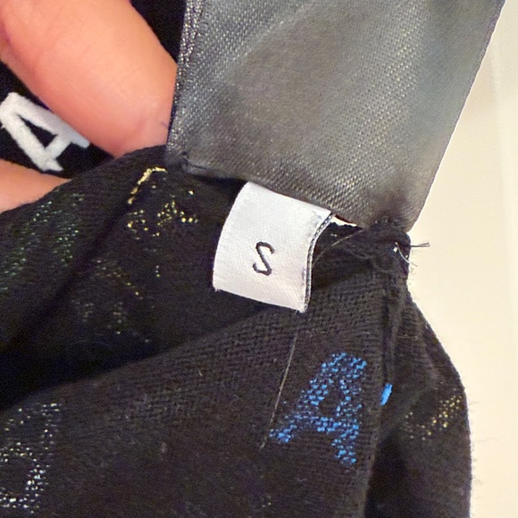 Balenciaga woman Black Tee with Colorful Logo Print - Picture 6 of 13